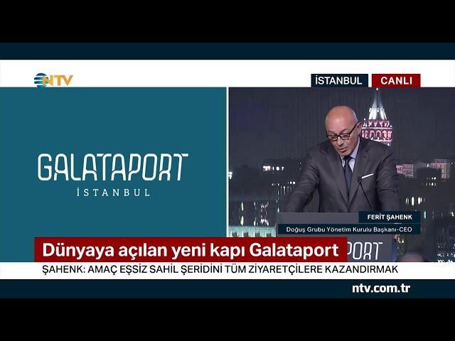 Ferit Şahenk: Galataport Doğuş Grubu için ustalık dönemi eseri