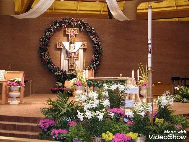 church decorations ideas for Easter Sunday