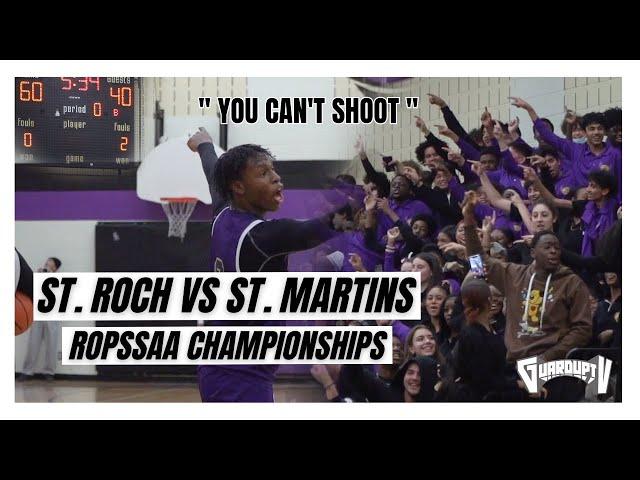 St. Roch vs St. Martins in the ROPSSAA Championships