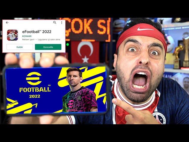 EFOOTBALL 2022 MOBİLE ÇIKTIII ! PLAYSTATİON 5 DEN DAHA GÜZEL ! EFSANE OYUN ! PES 22 MOBİLE !