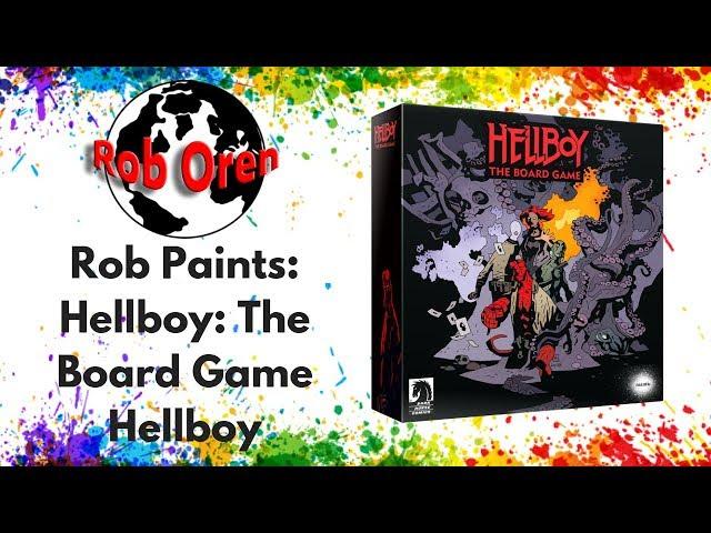 Rob Paints Hellboy