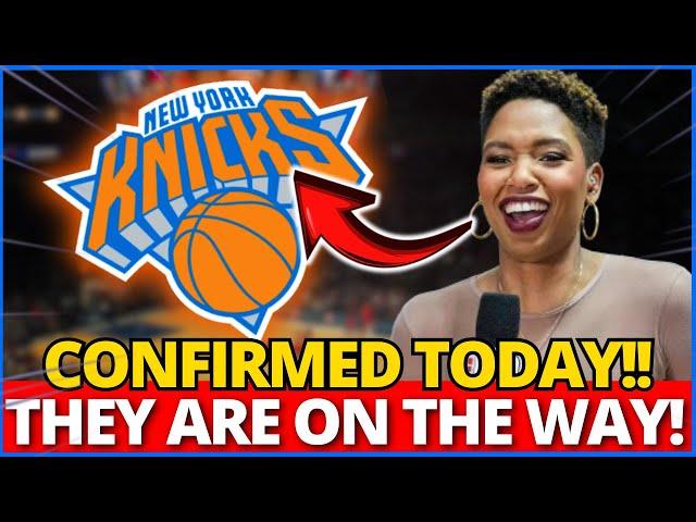 BOMBASTIC SURPRISE! THEY ARE CONFIRMED! ANIMATED THE FANS! TODAY'S NEW YORK KNICKS NEWS