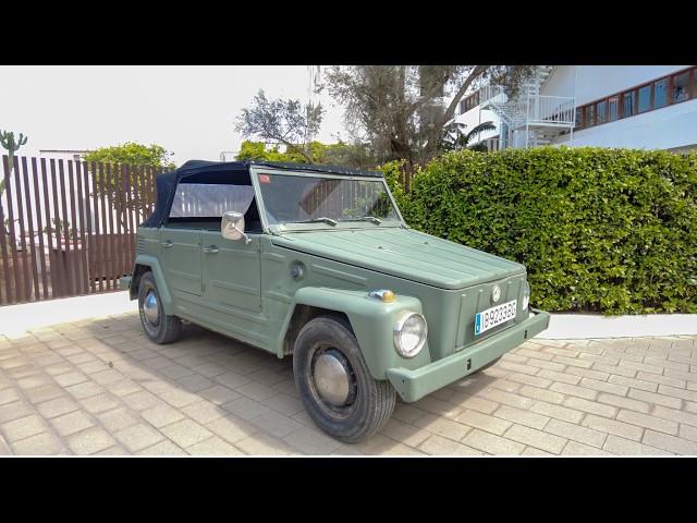 Found a GEM! VW Type 181 at Hotel Tres Torres, Santa Eulalia!