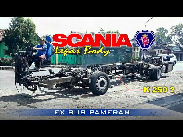 SCANIA EX EXHIBITION CHASSIS !!  WHAT DO YOU THINK THIS BUS WILL BE?