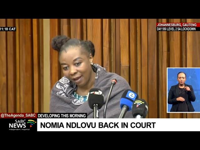 Nomia Ndlovu | Former police officer back on the stand