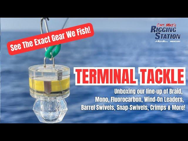 Terminal Tackle Unboxing Line & Leader | Swivels & Crimps | Live Bait Rigs | Florida Rigging Tips
