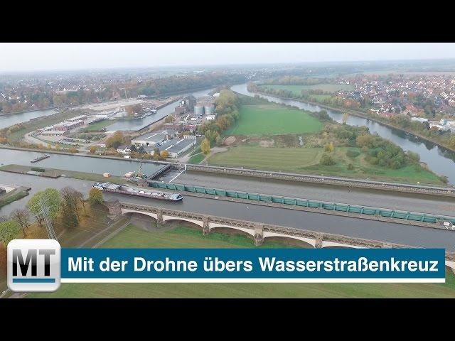 Mit der Drohne über das Wasserstraßenkreuz