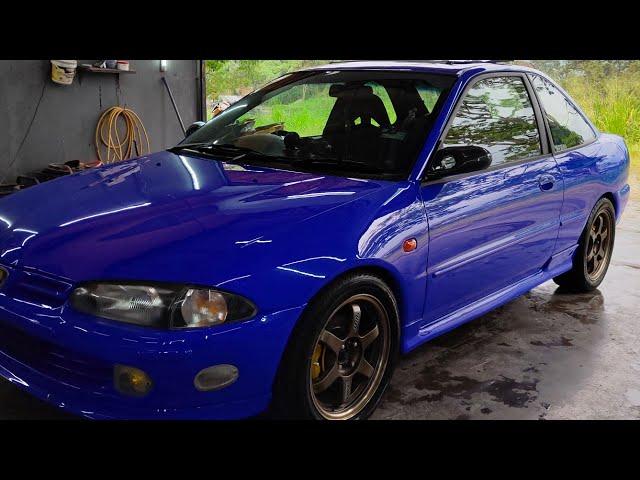 Repaint Proton Putra New colour Samco blue  done!!!!!!!!!