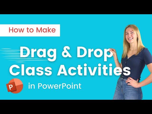 How to Make PowerPoint Drag and Drop Activities for Classroom