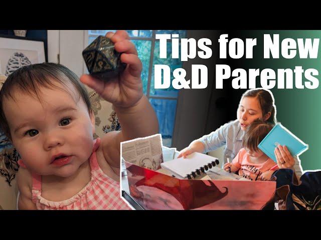 Momma needs to roll some dice... | Tips for playing TTRPGs with a new baby.