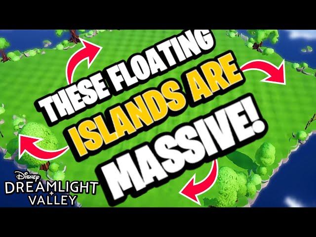 (Update 14) Floating Islands Are MASSIVE! [Larger Than Any Biome...] | Dreamlight Valley