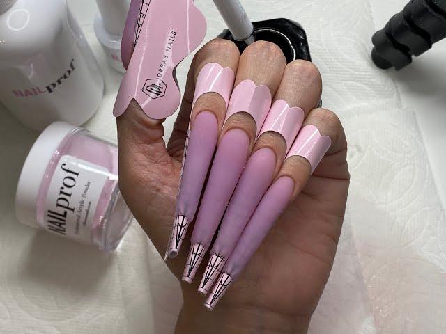 How To Prep & Sculpt Acrylic Nails With Nail Forms