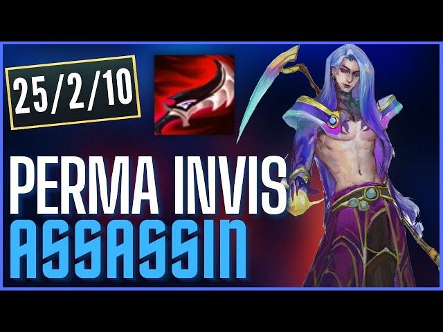 The Permanent Invis Assassin?! Blue Kayn is Unstoppable With This Build ;) - League of Legends