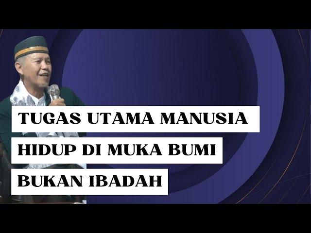 MAKRIFAT LOVERS BUYA RUSFI TUGAS UTAMA MANUSIA DI MUKA BUMI BUKAN IBADAH