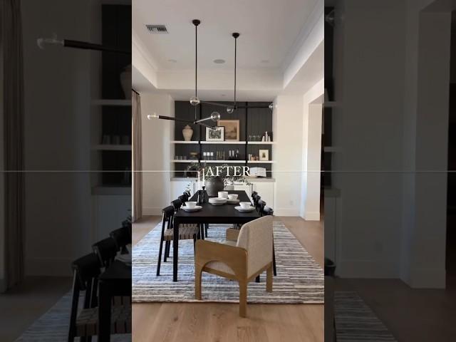 A formal dining room that was intentionally designed to be informal 〰️⁠