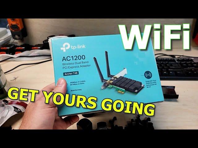 How to install a TP-Link WiFi PCIe Adapter Card With the Latest Driver