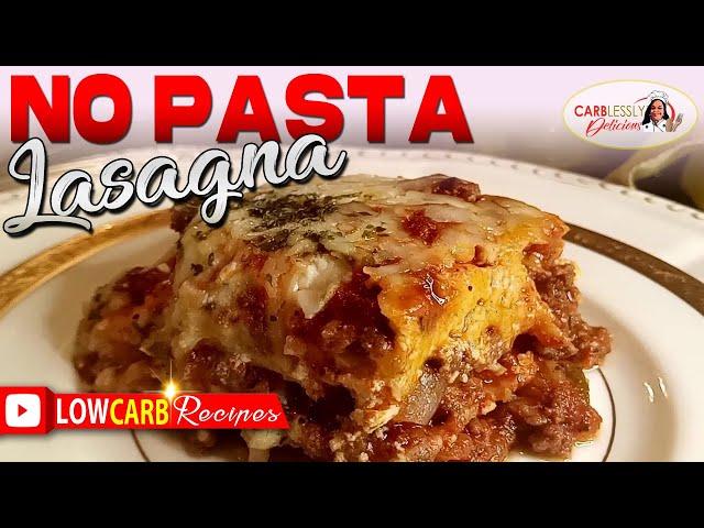 KETO LASAGNA (Only 5g Net Carbs!) | cool substitute for Pasta Sheets ️