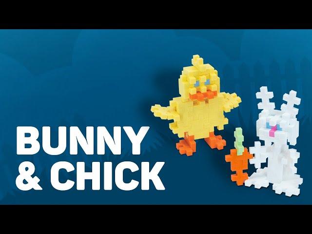 Plus-Plus - Bunny & Chick - How To video! Learn to make your own Easter Bunny or Spring Chick.