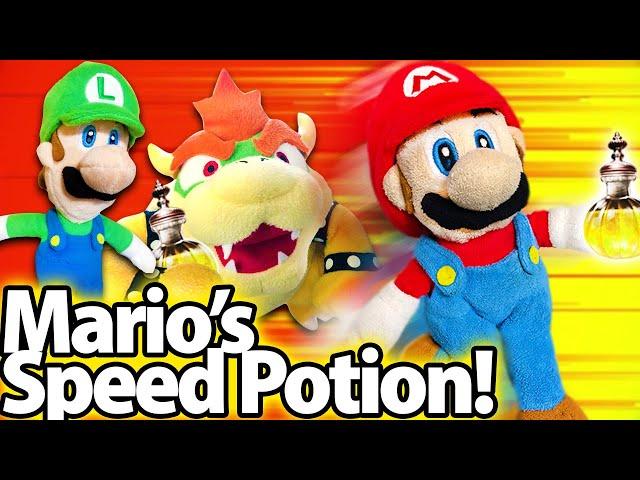 Crazy Mario Bros: Mario's Speed Potion!