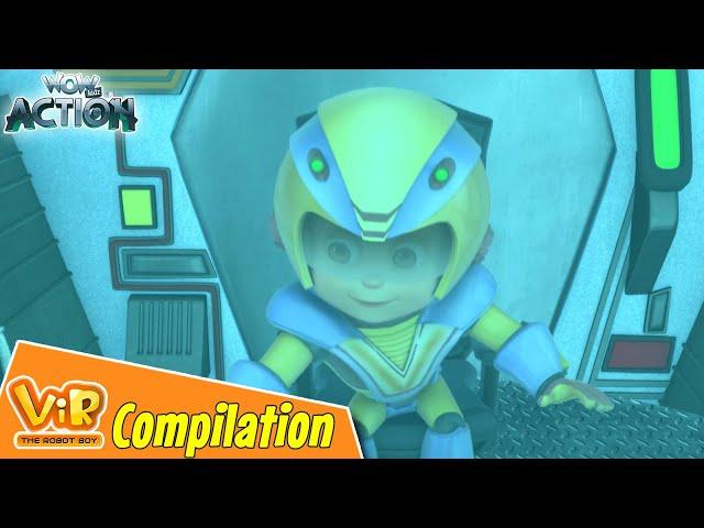 Best Episodes Of Vir The Robot Boy | Cartoon For Kids | Compilation 74 | Wow Kidz Action