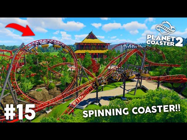 Planet Coaster 2 Building the MOST INSANE Roller Coaster in my Theme Park!!