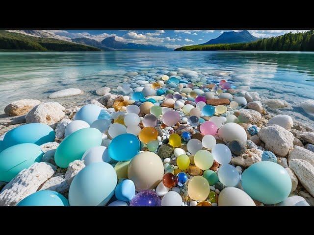 Agate Crystal Lake in the inland no-man's land of China. Rainbow Beach's Crystal Secrets