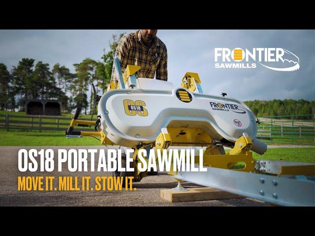 Frontier OS18 Portable Sawmill – Get More Done, In Less Time, With Less Space