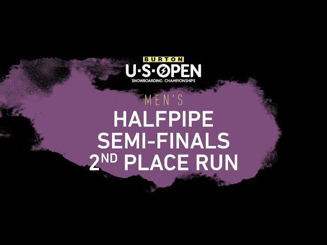 Burton U·S·Open 2020 – Men's Halfpipe Semi-Finals Second Place Run – Pat Burgener