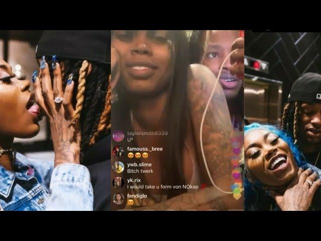 ASIAN DOLL and KING VON MAKE OUT on INSTAGRAM LIVE - XPOSEDDAILY