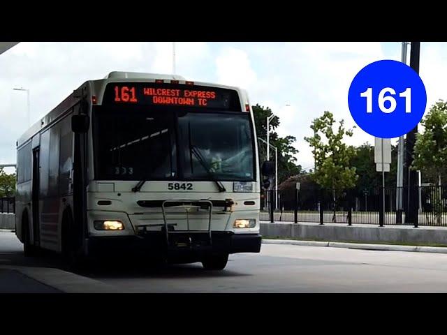 Riding Houston METRO Bus 161, Northwest Transit Center to Downtown Houston via IH-10 Katy Freeway