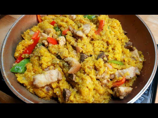 SIMPLE ARROZ VALENCIANA ( Filipino Paella ) | Easy Arroz Valenciana Recipe