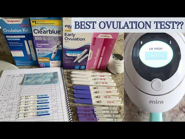 WHICH OVULATION TEST IS THE BEST?! Testing 6 different ones with line progressions!