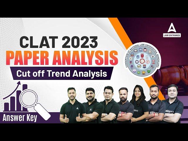 CLAT 2023 Paper Analysis | CLAT 2023 Paper Solution | CLAT 2023 Answer Key | Cutoff Trend Analysis