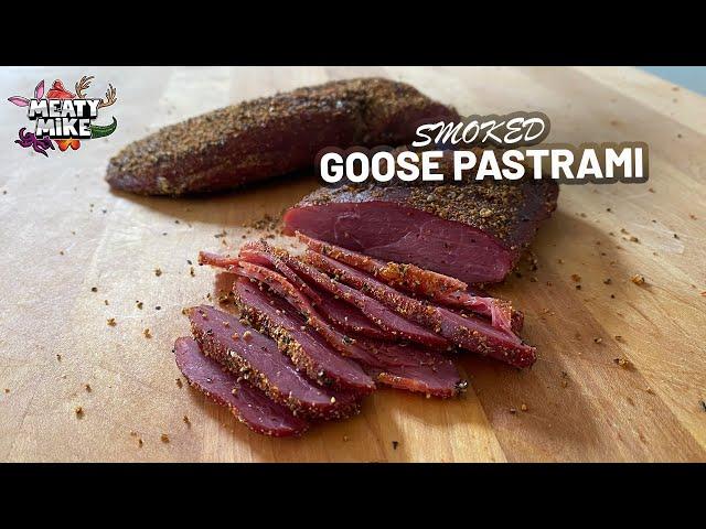 Smoked GOOSE PASTRAMI on the Grilla Grills Silverbac Pellet Grill