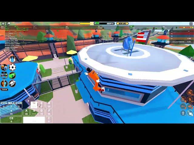 (Not patched) Roblox Jailbreak Glitch I Found - Roll 180 degree turn Super jump