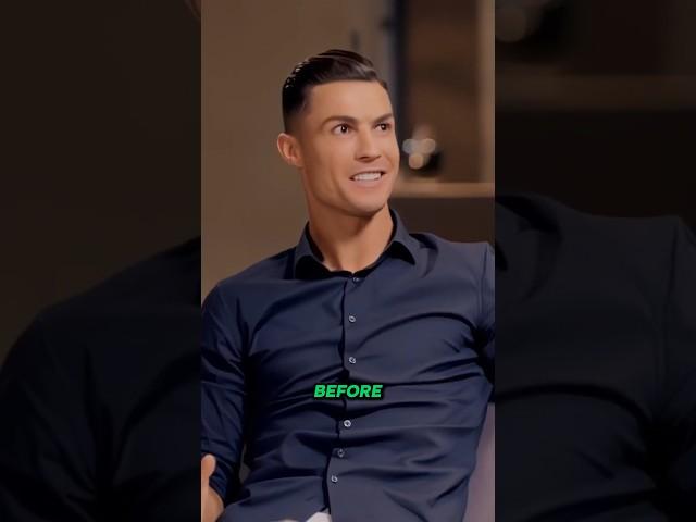 Ronaldo crying after seeing a video of his dad 