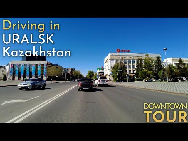 Driving in Uralsk, Kazakhstan | Downtown Tour | FHD | May 03, 2022