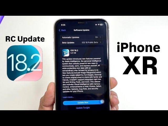 How to Install iOS 18.2 RC Update on iPhone XR