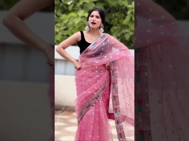 Hot pink colour special saree | Rohit fashion club