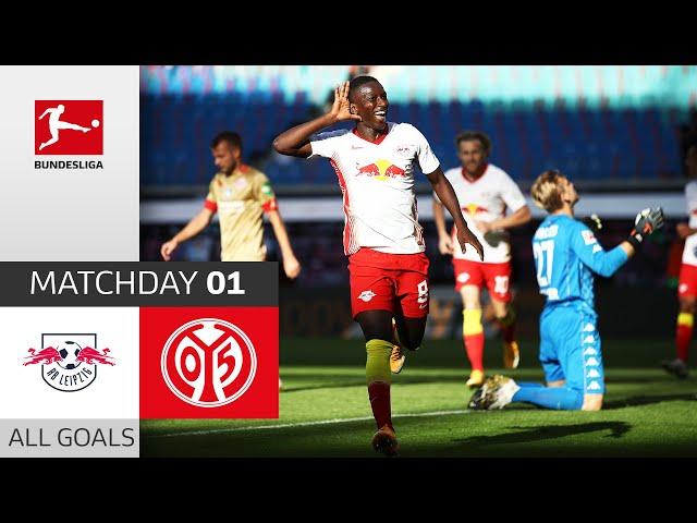 RB Leipzig - 1. FSV Mainz 05 3-1 | All Goals | Matchday 1 – Bundesliga 2020/21