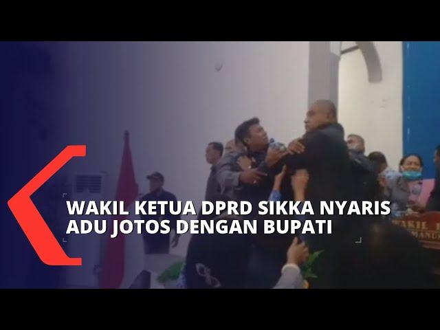 Seusai Sidang, Wakil Ketua DPRD Sikka Nyaris Adu Jotos dengan Bupati