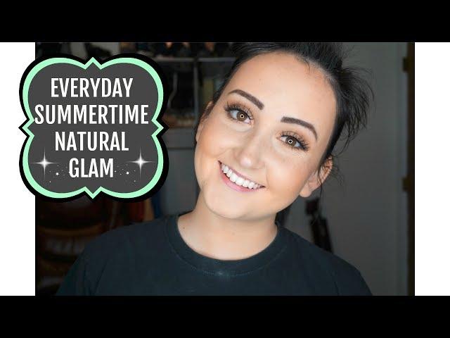 EVERYDAY SUMMERTIME NATURAL GLAM | FULL FACE TUTORIAL | Tiffany Schutte