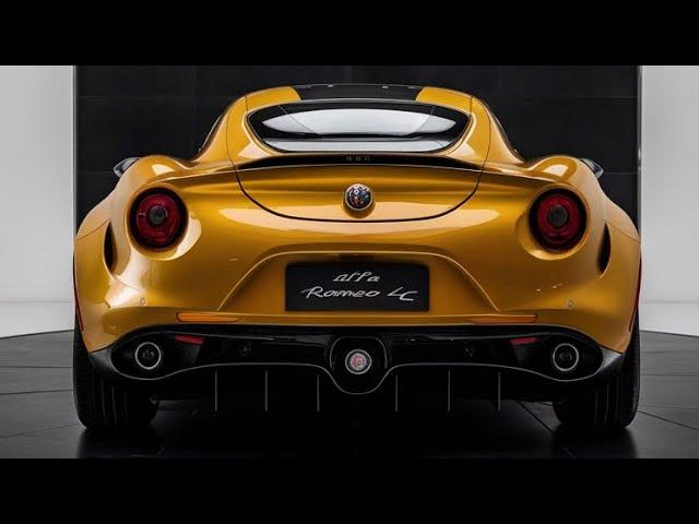 2025 Alfa Romeo 4C – Performance Meets Italian Elegance