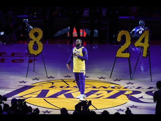 Los Angeles Lakers Pay Tribute To Kobe Bryant