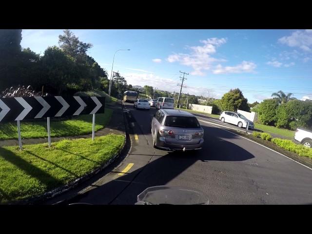 Bike ride from Glenfield to Manukau, Auckland, New Zealand