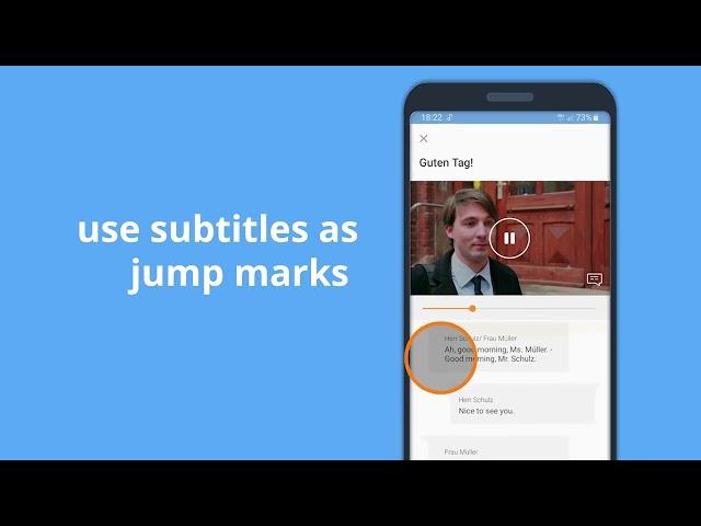 Learn languages with the LinguaTV app | The most important features