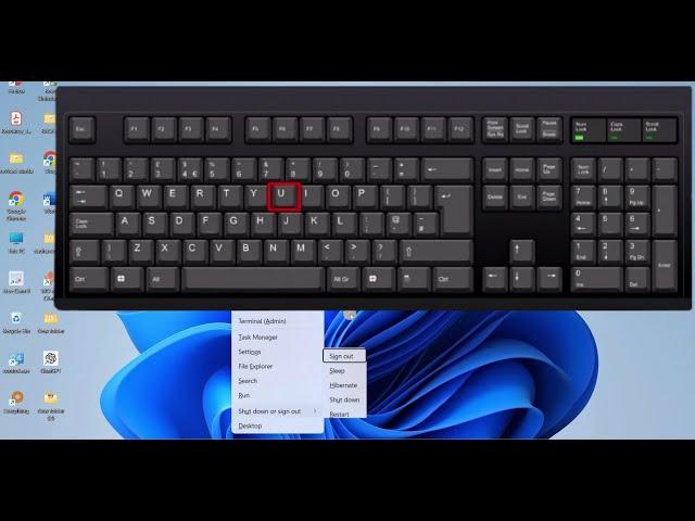 Restart shortcut key Windows 11 (Lenovo, HP, Dell, Acer Laptop, Desktop)