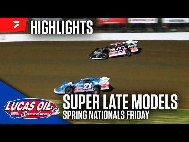 Spring Nationals Prelim | Super Late Models at Lucas Oil Speedway 4/11/25 | Highlights