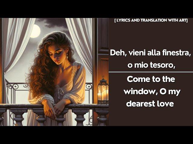 Don Giovanni: ‘Deh, vieni alla finestra’ ( English Lyrics and art)