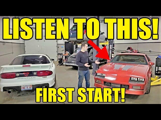 Starting An Abandoned Camaro IROC Z After 27 Years & Looking Inside The Engine! Storage Unit Find!